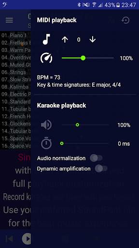 MIDI Clef Karaoke Player 2 تصوير الشاشة