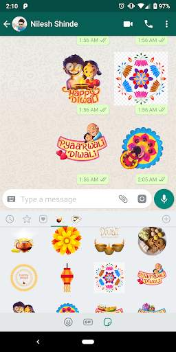 Diwali Stickers for WhatsApp,  WAStickerApps screenshot 3