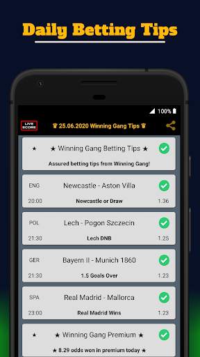 Winning Gang Betting Tips screenshot 1