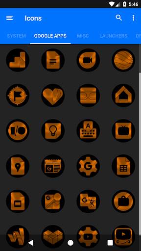 Oreo Orange Icon Pack screenshot 6