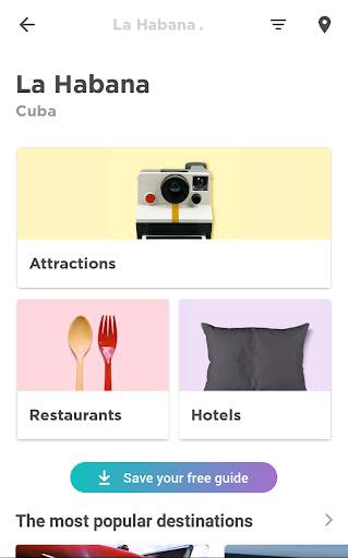 La Habana Travel Guide in english with map screenshot 1