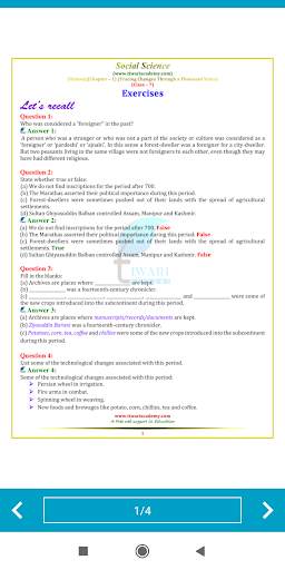 NCERT Solutions for Class 7 Social Science Offline screenshot 4