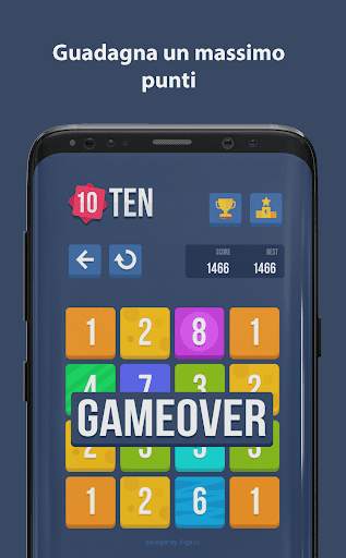 TEN 10 - Puzzle Game senza Wifi screenshot 3