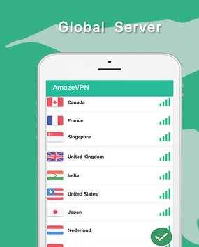 Amaze VPN-Unlimited Free VPN proxy& Fast Turbo VPN screenshot 1