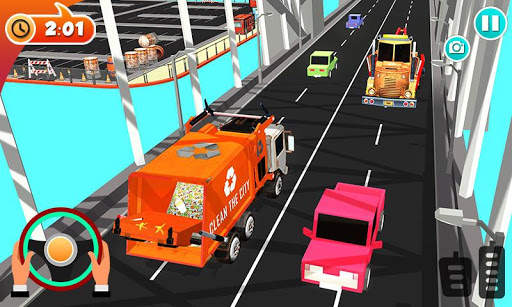 Urban Garbage Truck Driving - Waste Transporter screenshot 3