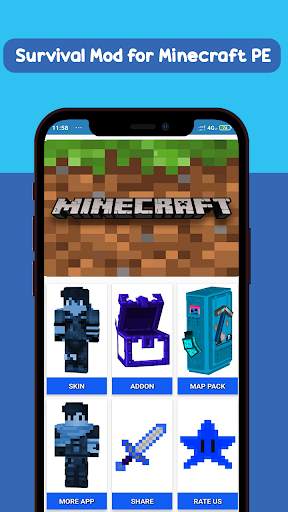 Survival Mod for Minecraft PE screenshot 4