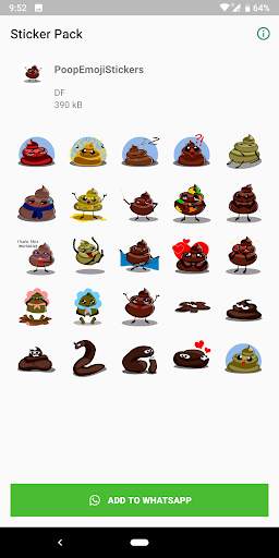 Poo Stickers for WhatsApp - Poop WAStickerApps screenshot 1