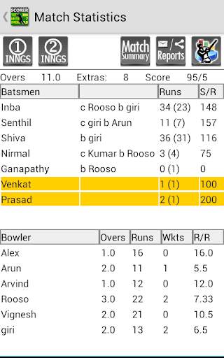 Best Cricket Scorer FREE screenshot 6