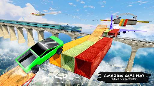 Cyber Truck Simulator: Stunt Racing Game screenshot 2