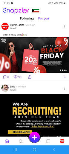Snapzter - Local Social App screenshot 1