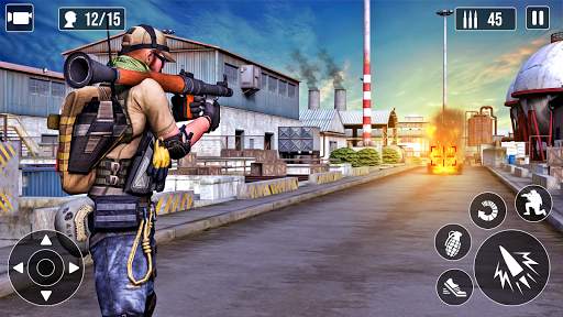 Game Menembak Tentara Baru: Game Menembak 2020 screenshot 1