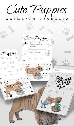 Cute Puppies Wallpaper Theme screenshot 1