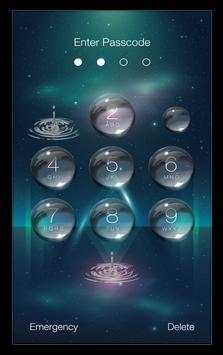 Lock Screen - Water Droplet screenshot 1