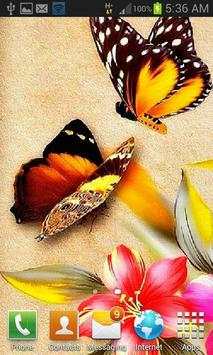 Cute Butterflies LWP स्क्रीनशॉट 2