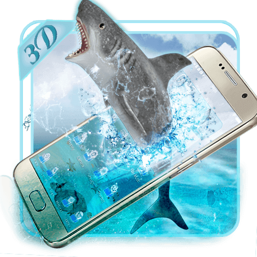 3D Roar Angry Shark Launcher icon