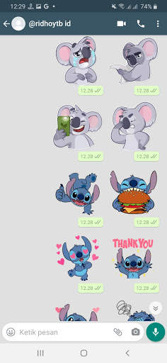 Stickers WA Koala Stitch For WAStickerApps screenshot 6