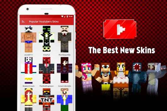 Youtubers Skins for MCPE screenshot 4