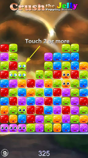 Crush the Jelly - WiFi Popping Battle screenshot 1
