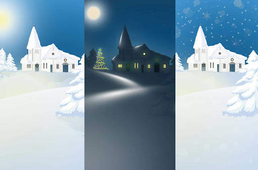 Silent Christmas Night Theme screenshot 2