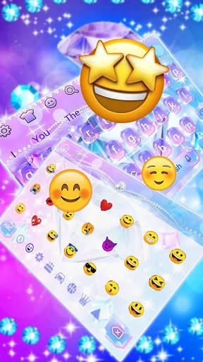 Love Sparkle Diamond Keyboard screenshot 3