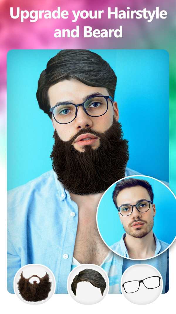 Man Hairstyle Photo Editor screenshot 4
