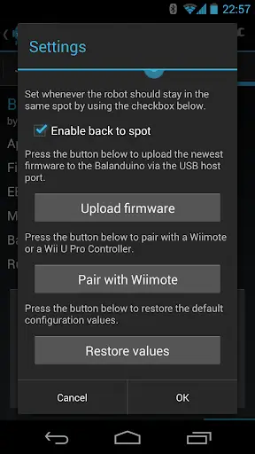 Balanduino Android App screenshot 7