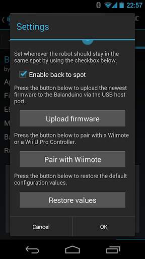 Balanduino Android App screenshot 7