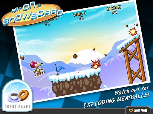 Rat On A Snowboard screenshot 2