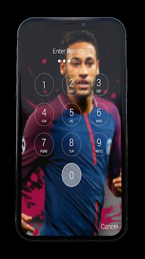 Lock Screen for Neymar   Wallpapers 2 تصوير الشاشة