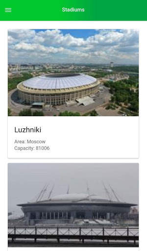 Russia Football World Cup 2018 app screenshot 5
