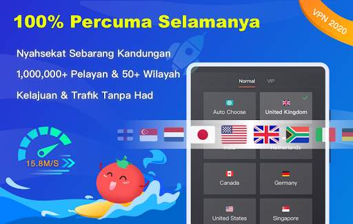 Free VPN Tomato | VPN Hotspot Percuma Terpantas screenshot 6