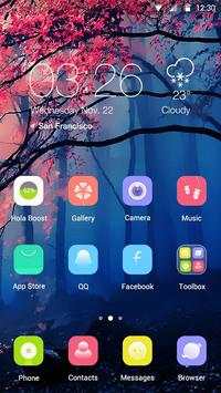 The Blue Forest Hola Theme screenshot 1