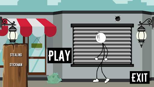 Stealing Stickman : Funny Escape Simulation screenshot 2