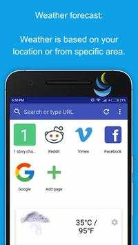 Ultimate 4G Browser screenshot 1