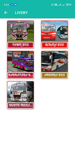 TAMIL BUS MOD LIVERY | INDONESIA BUS SIMULATOR MOD screenshot 3