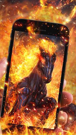 Flame Horse Live Wallpaper screenshot 5
