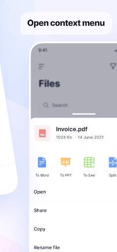 Adobe PDF Reader - Office Suite for Word,PDF screenshot 3