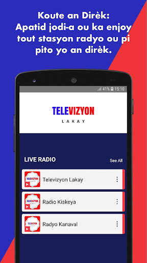 Televizyon Lakay App screenshot 2