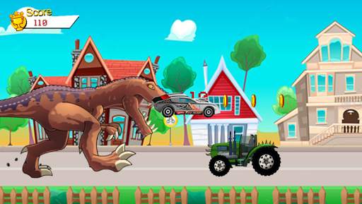 Highway Racer T-Rex 11 تصوير الشاشة