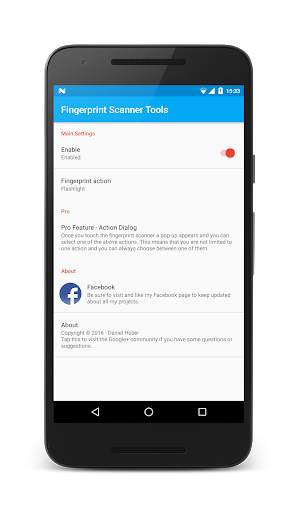 Fingerprint Scanner Tools screenshot 1