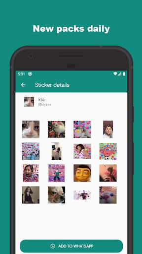 Stickers for whatsapp animated screenshot 2