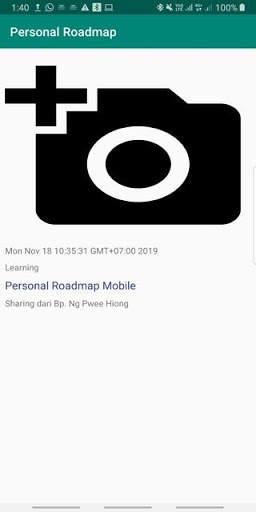 Personal Roadmap скриншот 2
