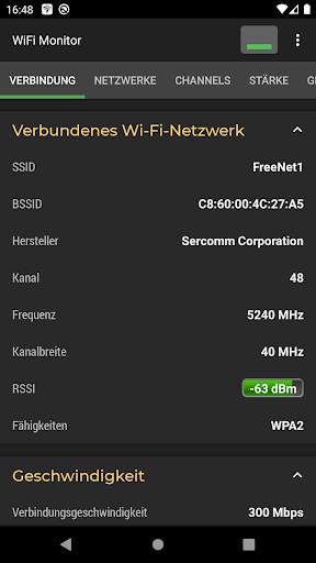 WiFi Monitor: Analyse von Wi-Fi-Netzwerken screenshot 1