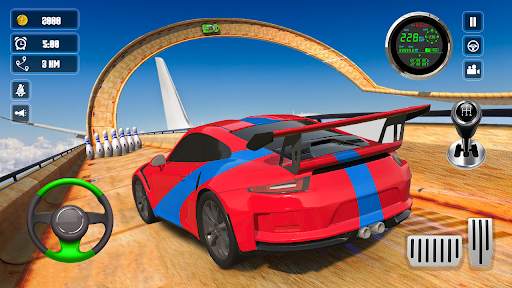 GT Cars Impossible Stunt Races screenshot 4