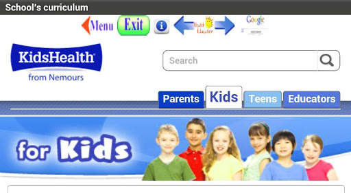 School's curriculum screenshot 2