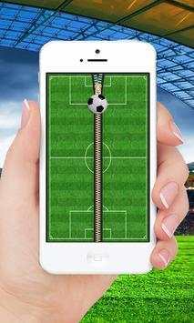 Football Wallpaper Zipper Lock 1 تصوير الشاشة