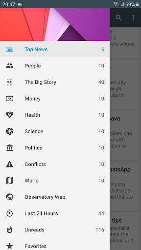 News Observatory screenshot 2