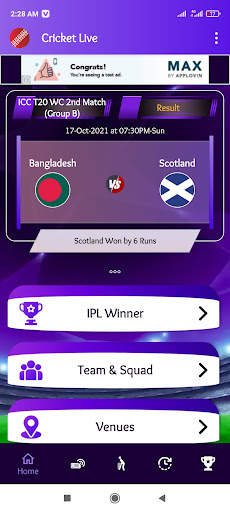 Live Cricket Match- Cricket TV screenshot 2