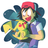Pikachu cute pokemon icon