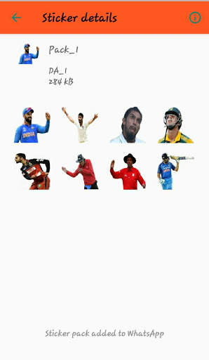 Funny Cricket Stickers for WhatsApp screenshot 2